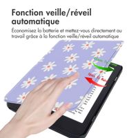 imoshion Design Slim Hard Case Sleepcover Kobo Nia - Flowers Distance