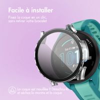 imoshion Coque rigide à couverture complète Garmin Forerunner 165 / 165 Music - Transparent