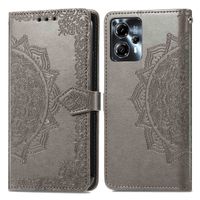 imoshion Etui de téléphone portefeuille Mandala Motorola Moto G13 / G23 - Gris