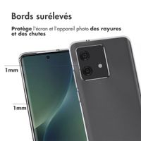 Accezz Coque Clear Motorola Edge 40 Neo - Transparent