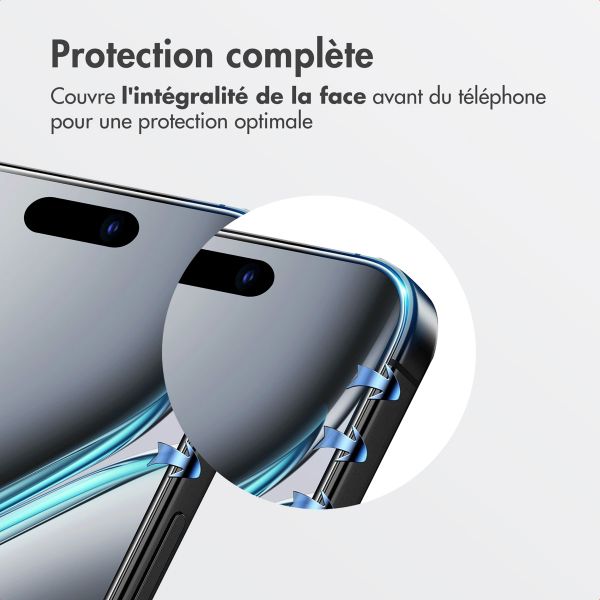 Accezz Protecteur d’écran en verre trempé + Applicateur Apple iPhone 17