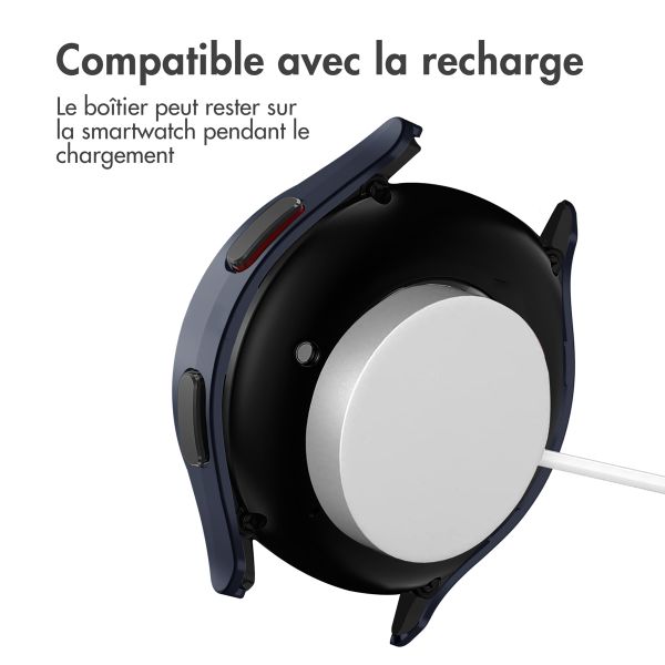 imoshion Coque rigide à couverture complète Samsung Galaxy Watch 4 - 40 mm - Bleu foncé