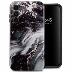 Selencia Coque arrière Vivid Samsung Galaxy A15 (5G/4G) - Chic Marble Black
