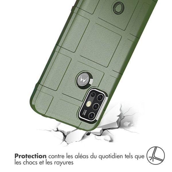 imoshion Coque Arrière Rugged Shield Motorola Moto G30 / G20 / G10 (Power) - Vert