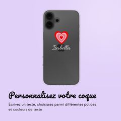 Coque avec votre propre photo et/ou texte Apple iPhone 16 - Hartje