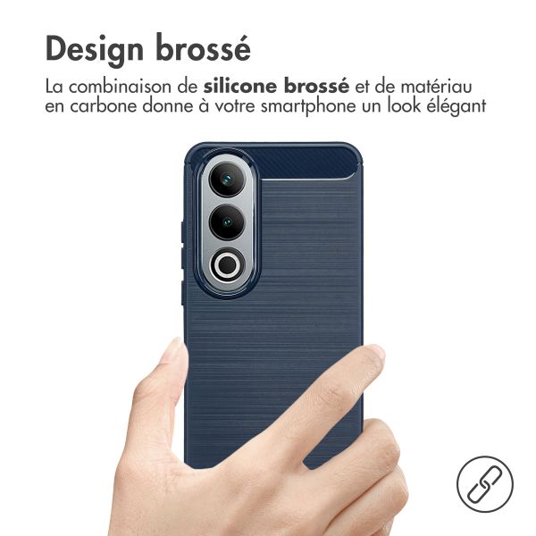 imoshion Coque Brushed OnePlus Nord CE 4 - Bleu foncé