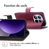imoshion Étui de télephone portefeuille Xiaomi Redmi Note 15 Pro Plus (5G) - Bordeaux