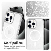 imoshion Coque Sparkle avec MagSafe iPhone 15 Pro - Transparent