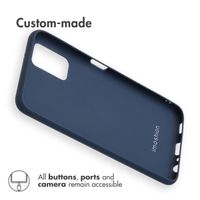 imoshion Coque Couleur Samsung Galaxy A03s - Bleu foncé