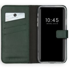 Selencia Étui portefeuille en cuir véritable iPhone 11 - Vert