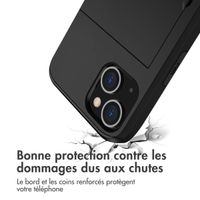 imoshion Coque arrière avec porte-cartes iPhone 14 - Noir