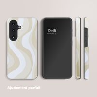 Selencia Coque arrière Vivid avec MagSafe Samsung Galaxy S26 - Desert Waves Beige