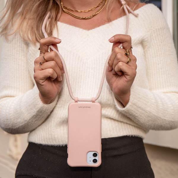 imoshion Coque de couleur avec cordon amovible iPhone Xr - Rose