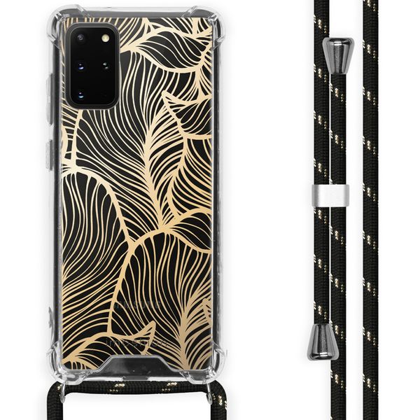 imoshion Coque Design avec cordon Samsung Galaxy S20 Plus - Golden Leaves