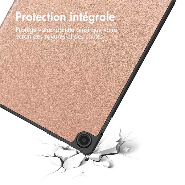 imoshion Coque tablette Trifold Amazon Fire Max 11 - Rose dorée