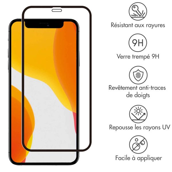 Accezz Protection d'écran en verre trempé Full Cover Apple iPhone 12 Mini