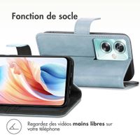 imoshion Étui de téléphone portefeuille Luxe OnePlus Nord N30 SE - Bleu clair