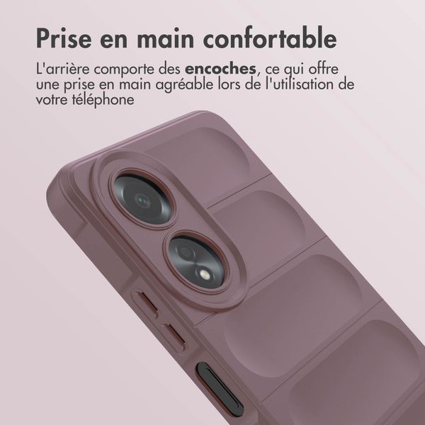 imoshion Coque arrière EasyGrip Oppo A58 (4G) - Violet