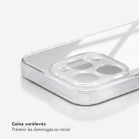 Selencia Coque Mirror Apple iPhone 15 Pro - Argent