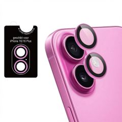 imoshion Lot de 2 protections d'objectif de caméra Apple iPhone 16 / 16 Plus - Rose
