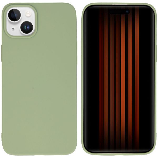 imoshion Coque Couleur iPhone 15 Plus - Olive Green