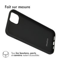 imoshion Coque Couleur Apple iPhone 14 Plus - Noir