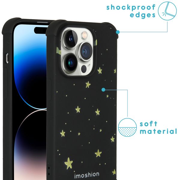 imoshion Coque Design avec cordon Apple iPhone 14 Pro - Stars Gold
