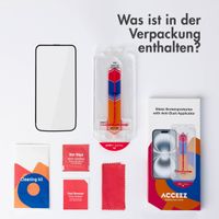Accezz Protecteur d'écran en verre trempé + Applicateur Apple iPhone 15 Pro