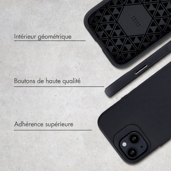 Accezz Coque Tough avec MagSafe Apple iPhone 14 - Noir