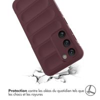 imoshion Coque arrière EasyGrip Samsung Galaxy S23 - Aubergine