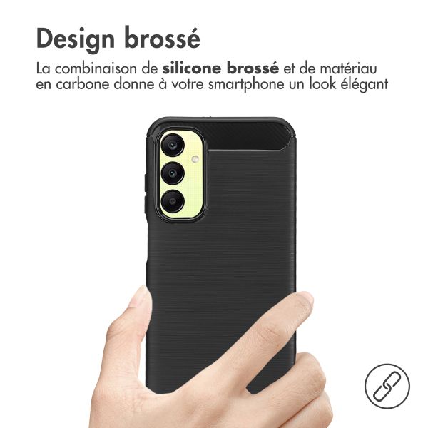 imoshion Coque Brushed Samsung Galaxy A25 (5G) - Noir