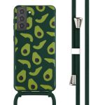 imoshion Coque design en silicone avec cordon Samsung Galaxy S21 Plus - Avocado Green