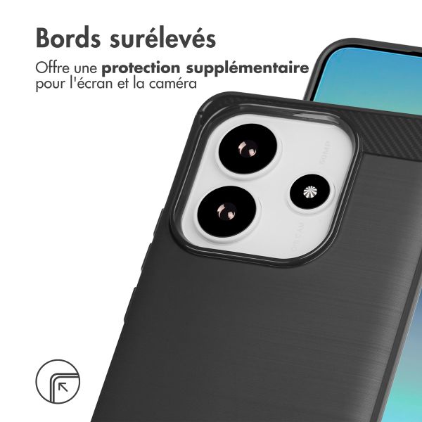 imoshion Coque Brushed Xiaomi Redmi Note 14 (4G) - Noir