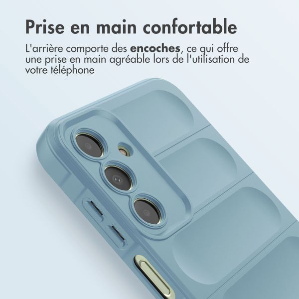 imoshion Coque arrière EasyGrip Samsung Galaxy A25 (5G) - Bleu clair