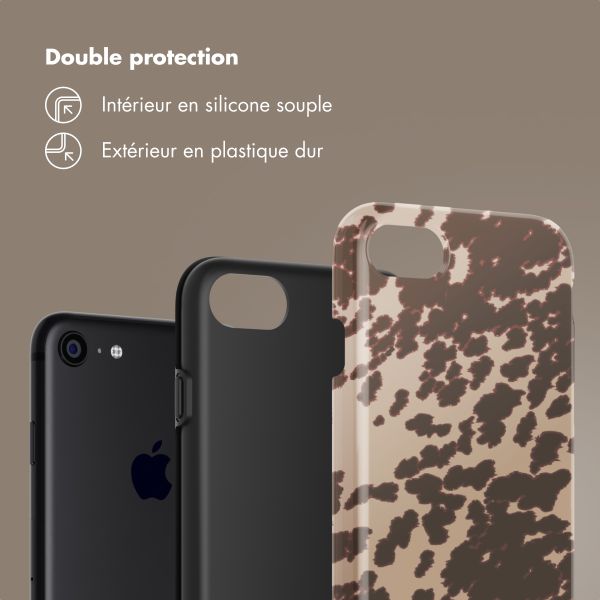 Selencia Coque arrière Vivid Tough iPhone SE (2022 / 2020) / 8 / 7 - Country Moo'd