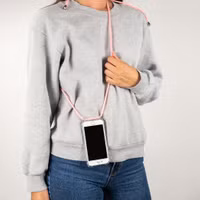 imoshion Coque avec cordon Apple iPhone 8 Plus / 7 Plus - Rose