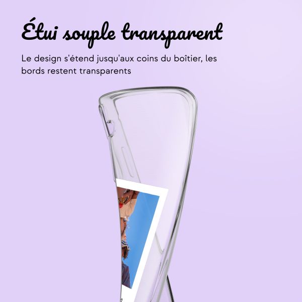 Coque personnalisée avec polaroid Samsung Galaxy A15 - Transparent