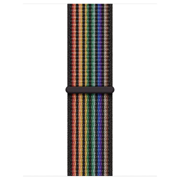 Apple Bracelet Nike Sport Loop Apple Watch Series 1 t/m 9 / SE (38/40/41 mm) | Series 10 / 11 (42 mm) - Rainbow Pride