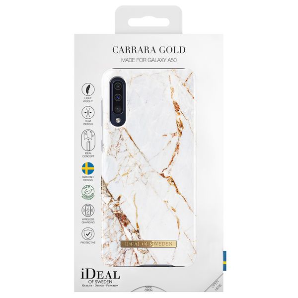 iDeal of Sweden Coque Fashion Samsung Galaxy A50 / A30s - Carrara Gold