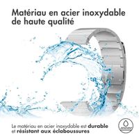 Selencia Bracelet magnétique en acier Samsung Galaxy Watch 7 40/44 mm - Argent