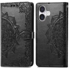 imoshion Etui de télephone Mandala Apple iPhone 16 - Noir