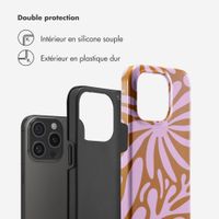 Selencia Coque arrière Vivid Apple iPhone 15 Pro - Modern Bloom Pink