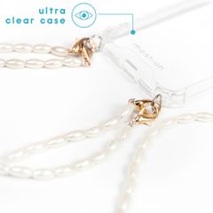 imoshion Coque avec dragonne + bracelet - Perles Samsung Galaxy A53 - Transparent