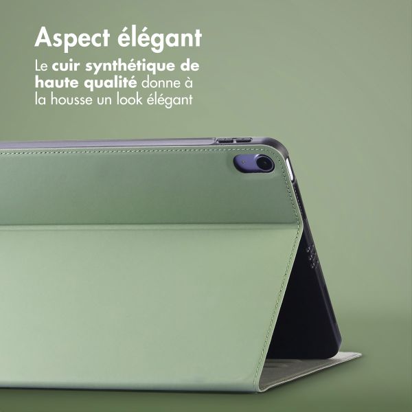 Accezz Housse Classic Tablet Stand iPad Air 11 pouces (2024) M2 / Air 5 (2022) / Air 4 (2020) - Vert