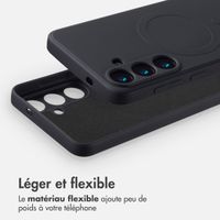 imoshion Coque Couleur avec MagSafe Samsung Galaxy S25 Plus - Noir