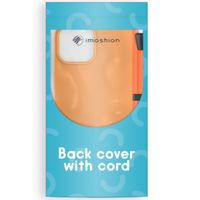 imoshion ﻿Coque en silicone avec cordon Samsung Galaxy A53 - Orange