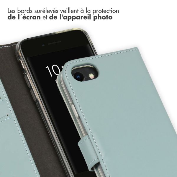 Selencia Étui de téléphone en cuir Apple iPhone SE (2022 / 2020) / 8 / 7 / 6(s)