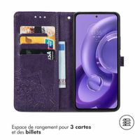 imoshion Etui de téléphone portefeuille Mandala Motorola Edge 30 Neo - Violet