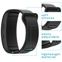 imoshion Bracelet silicone le Samsung Gear Fit 2 / 2 Pro - Noir