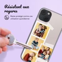 Coque personnalisée avec pellicule N°1 iPhone 14 - Transparent